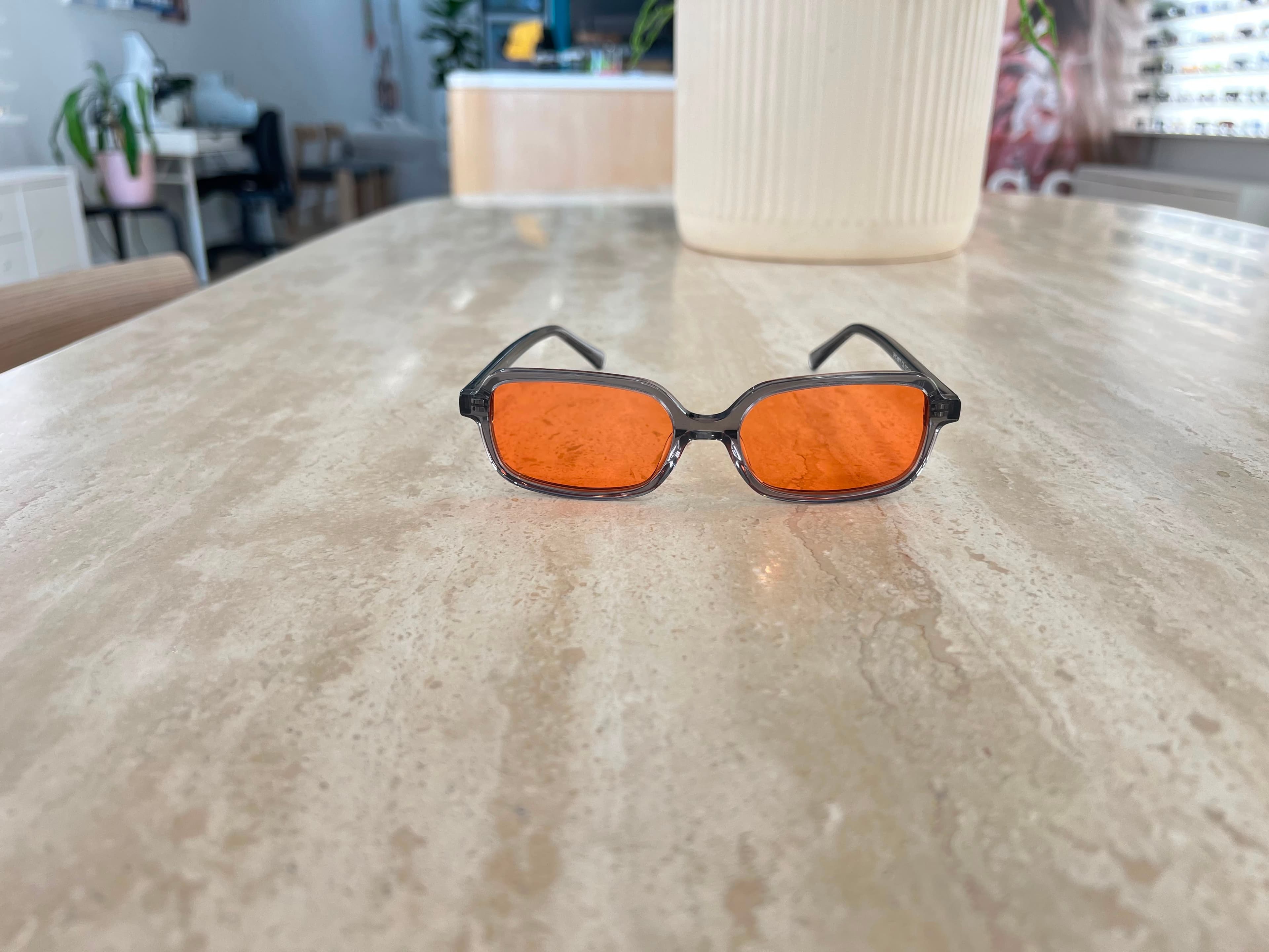 Cortex Crystal Grey FL-41 glasses fifth view