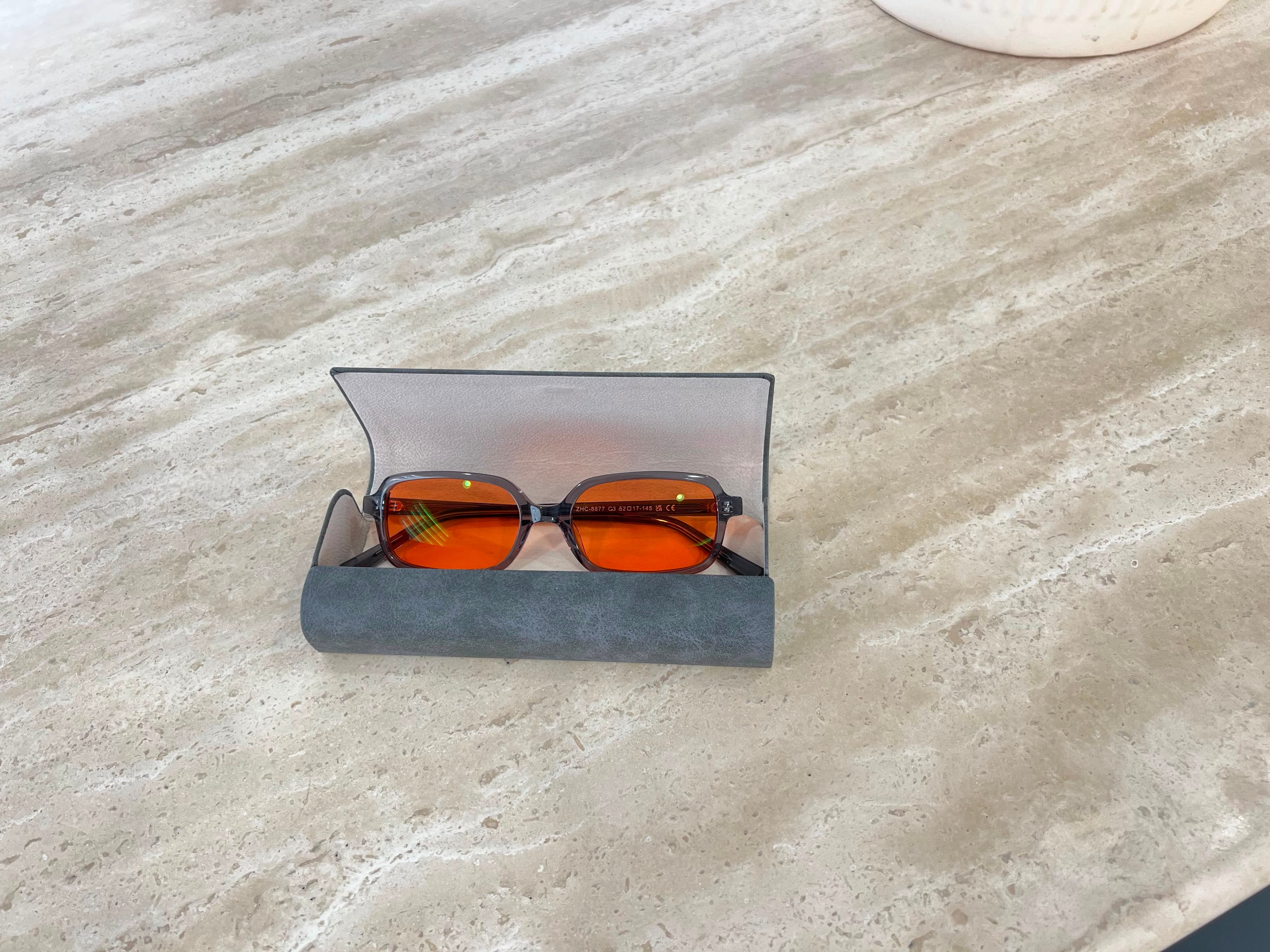 Cortex Crystal Grey FL-41 migraine glasses at Prime Optometrists Auburn