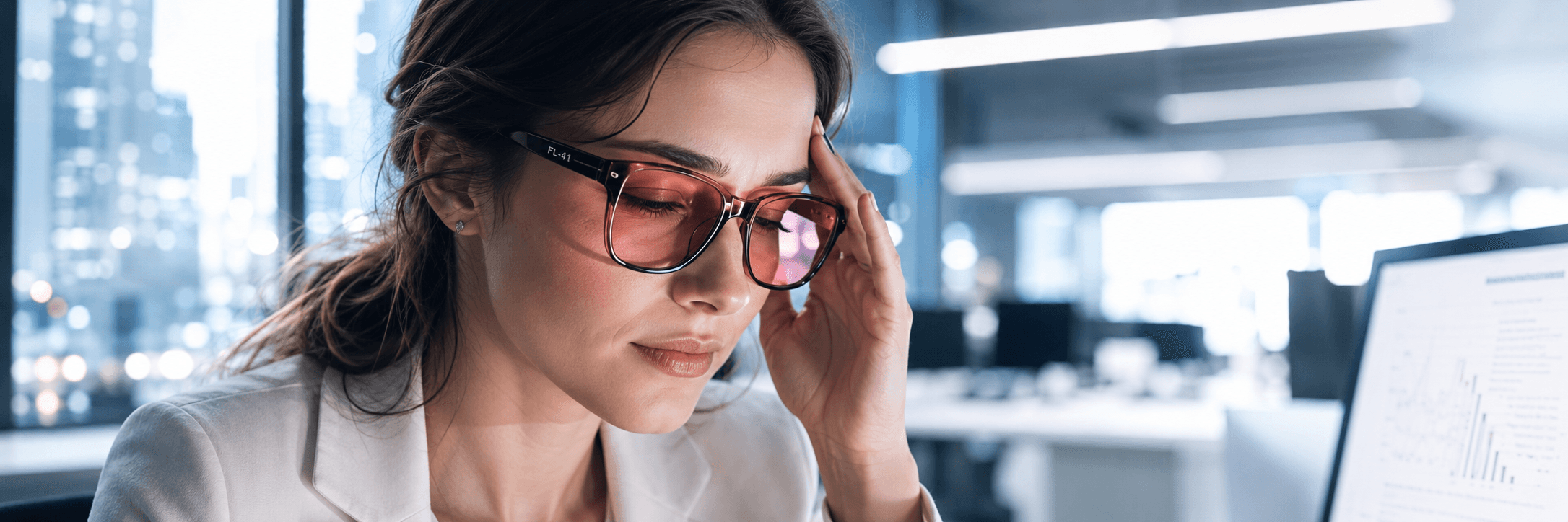 FL-41 migraine glasses